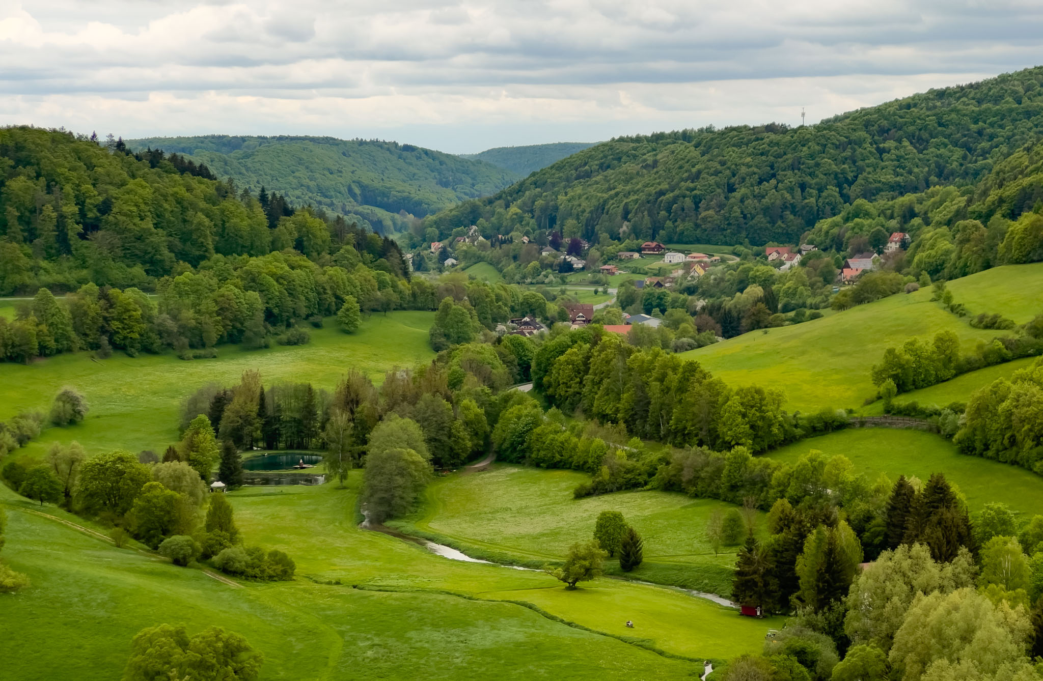 Blick über die Fränkische Schweiz