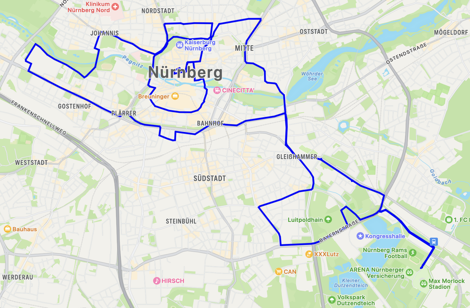 Neu 2024 Doppeldecker Cabrio Bus Nuernberg Stadtplan