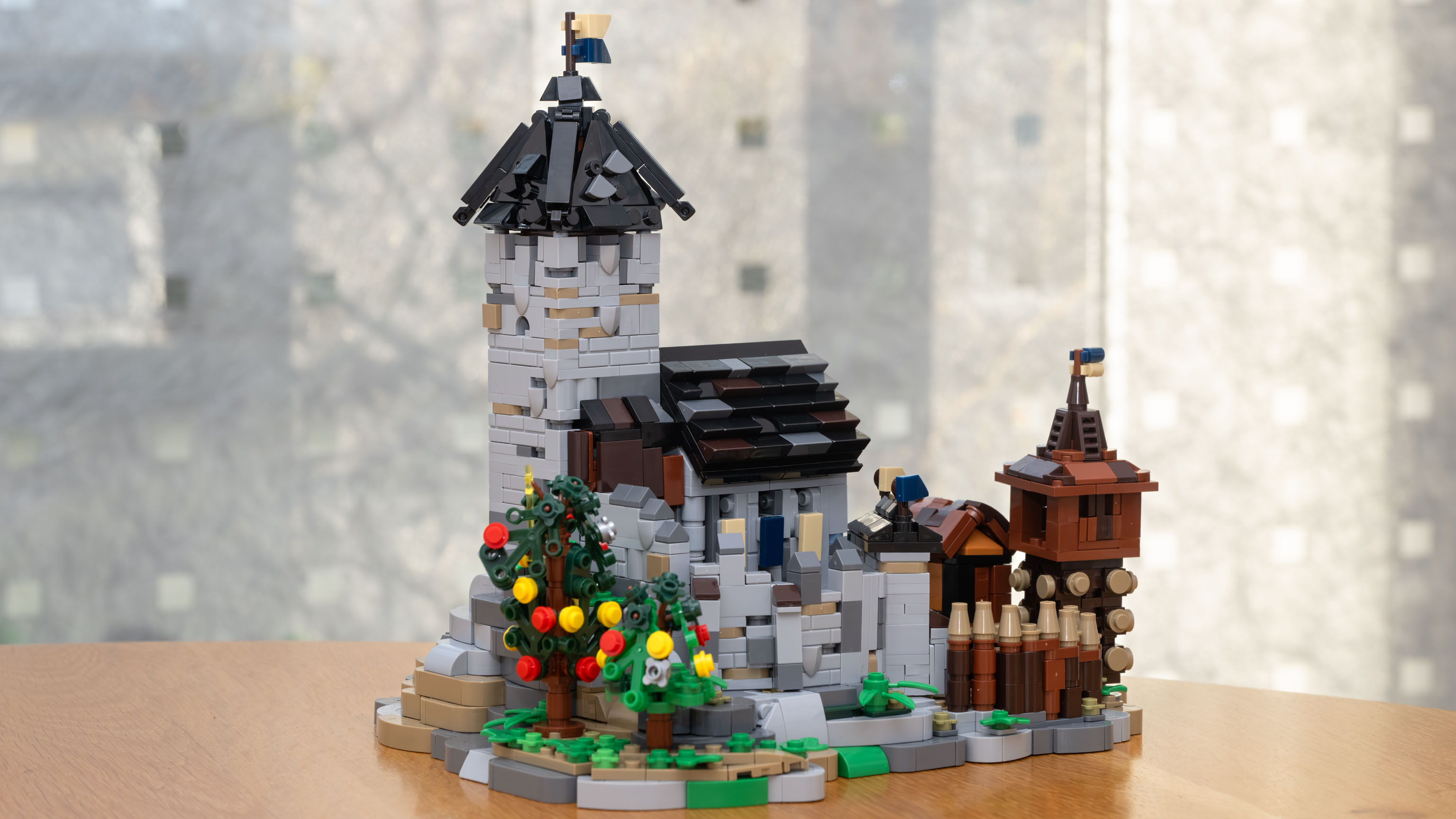 Burg-Blaustein-Adventskalender mit der Bergfried- und Vorburg-Erweiterung