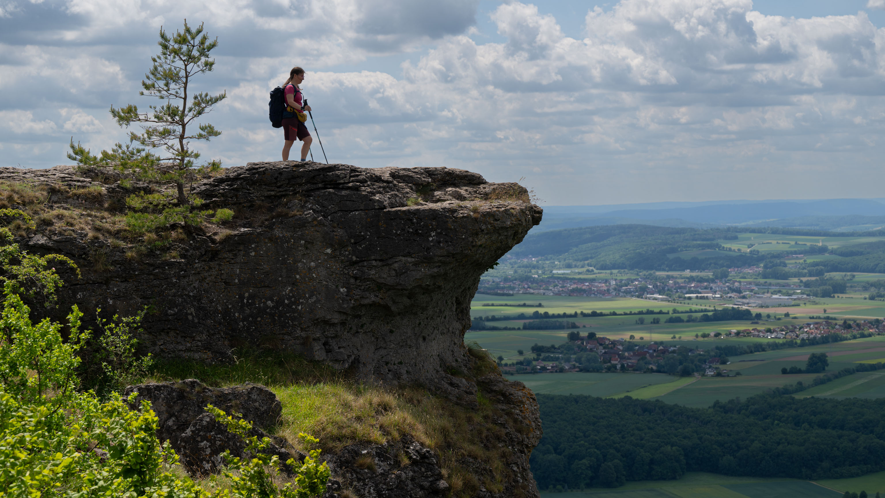 Maria auf dem Staffelberg mit Panoramablick über das Maintal
