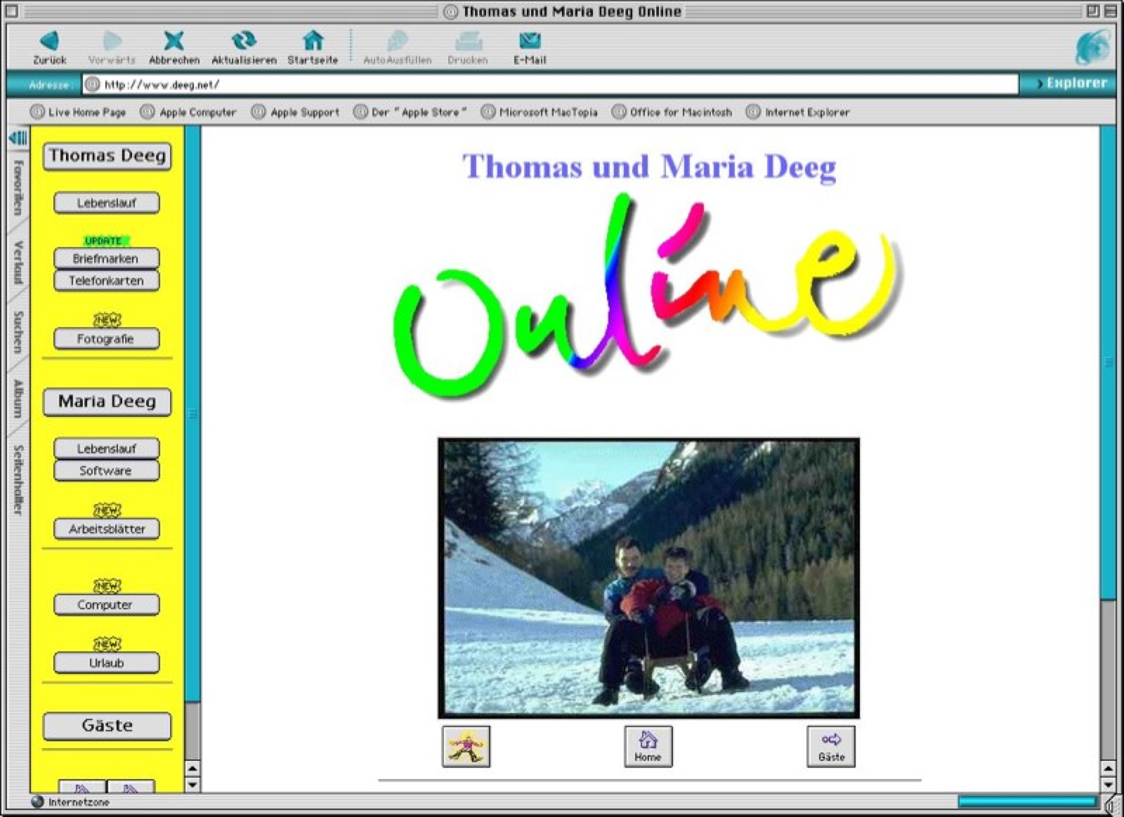 Homepagehistorie 2001