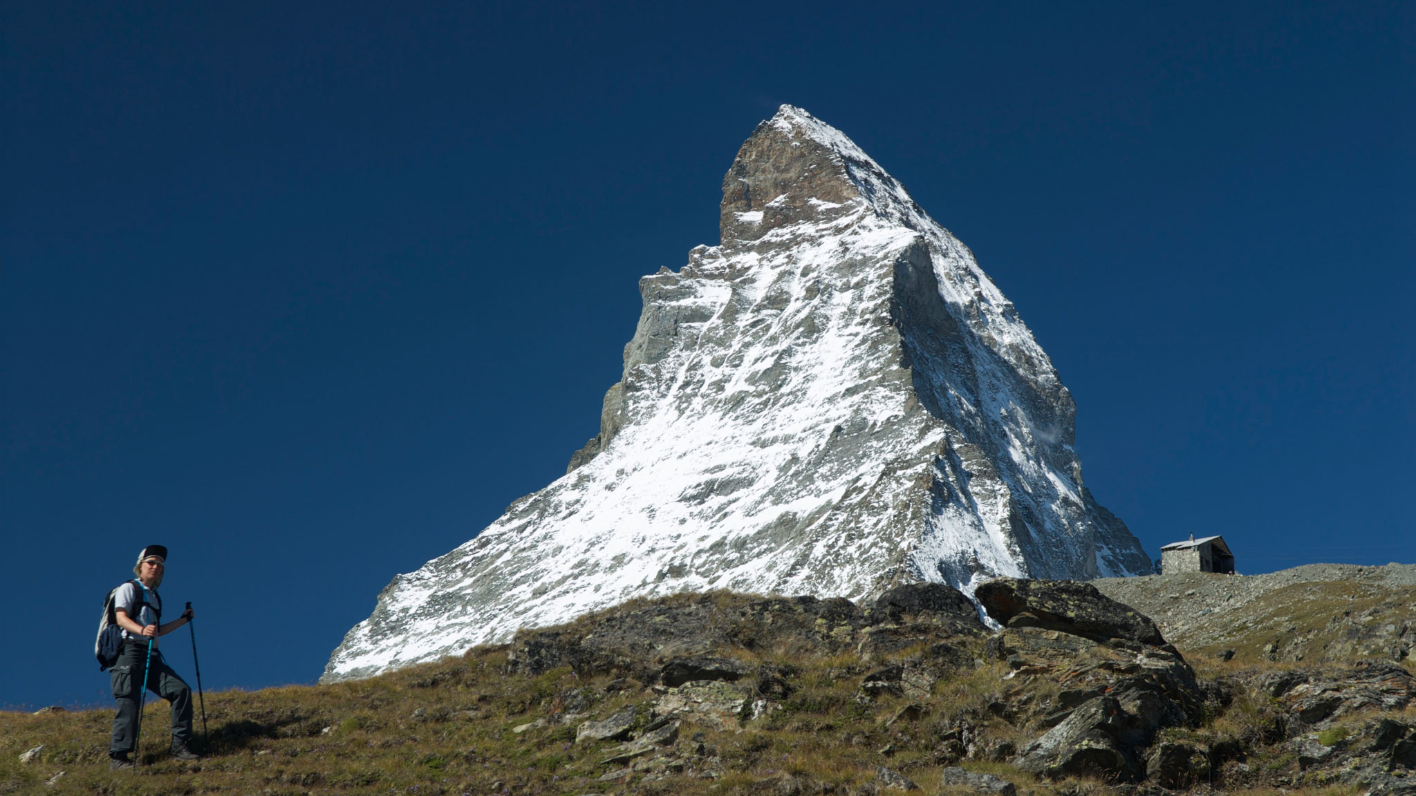 Mia vor Matterhorn