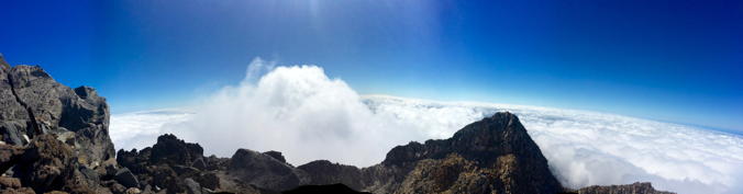 Gipfelpanorama vom Mount Taranaki