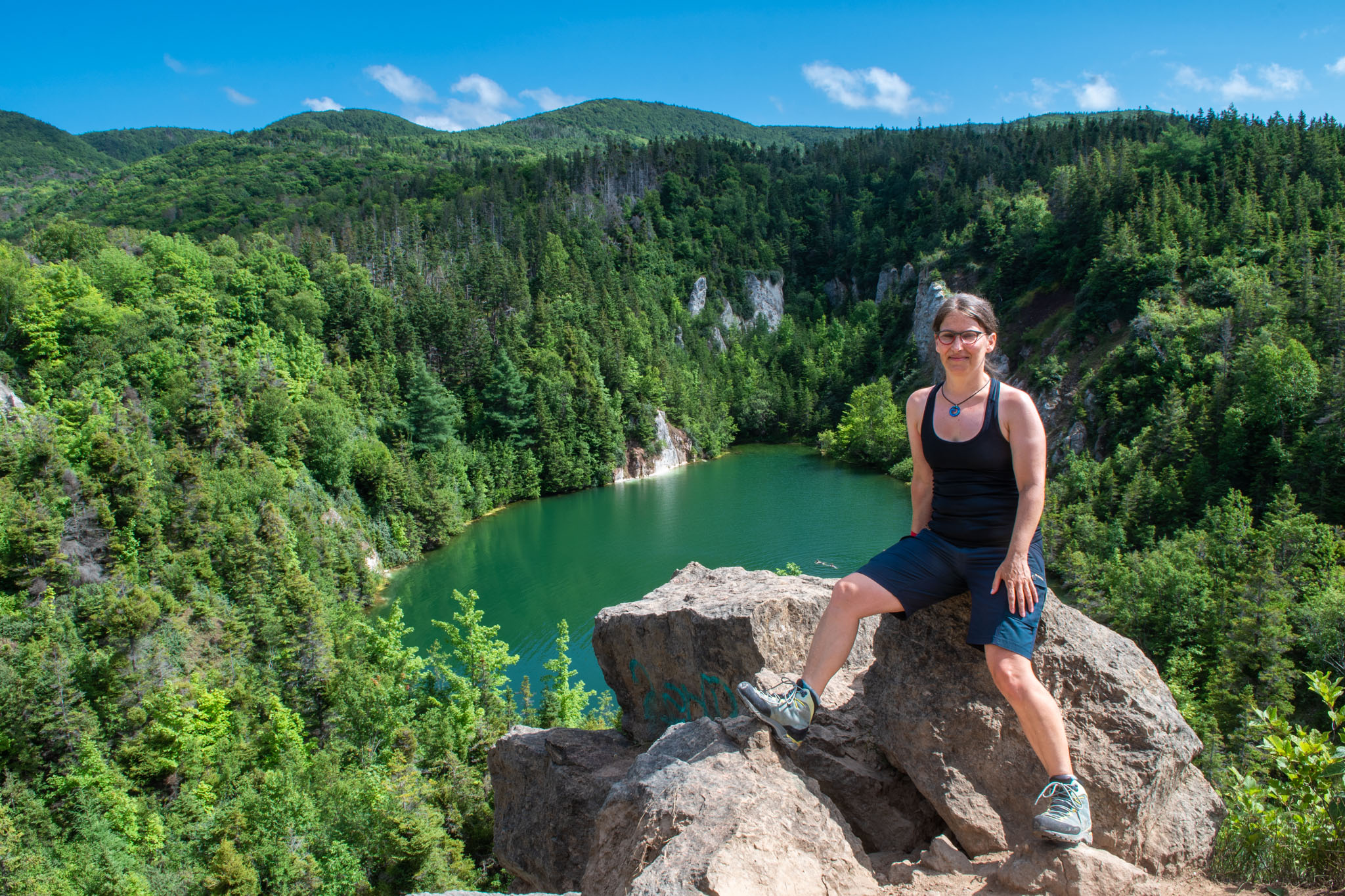 Maria oberhalb des Gypsum Mine Lake