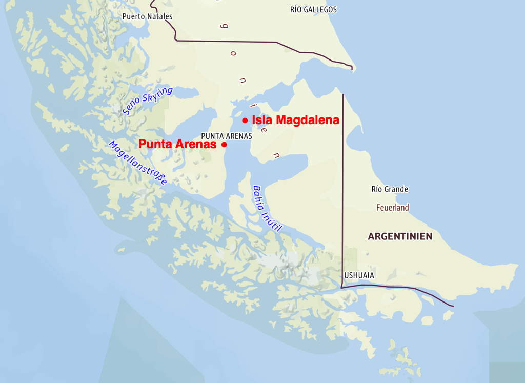 Landkarte 9 Punta Arenas