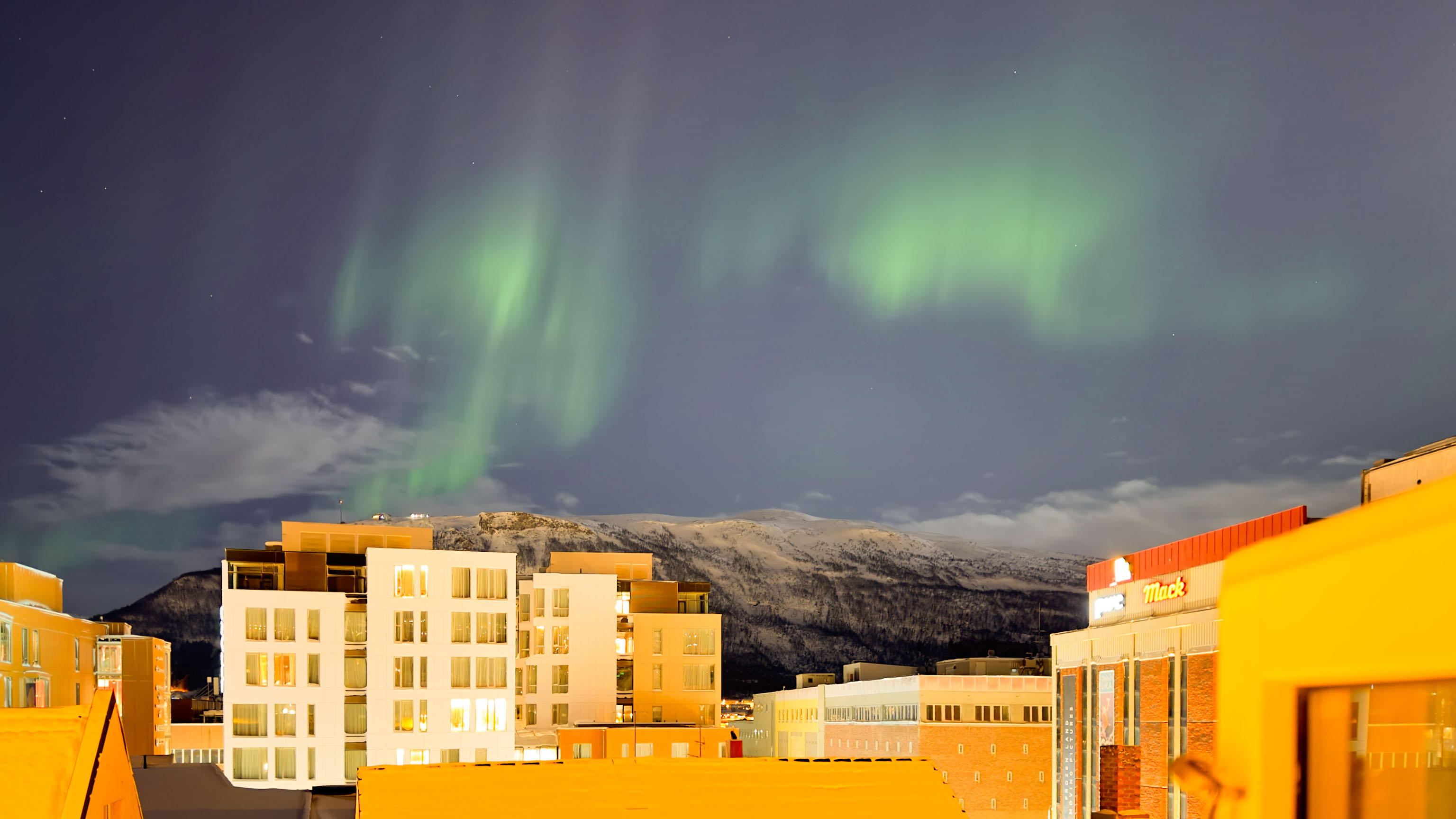 Polarlichter über Tromsø