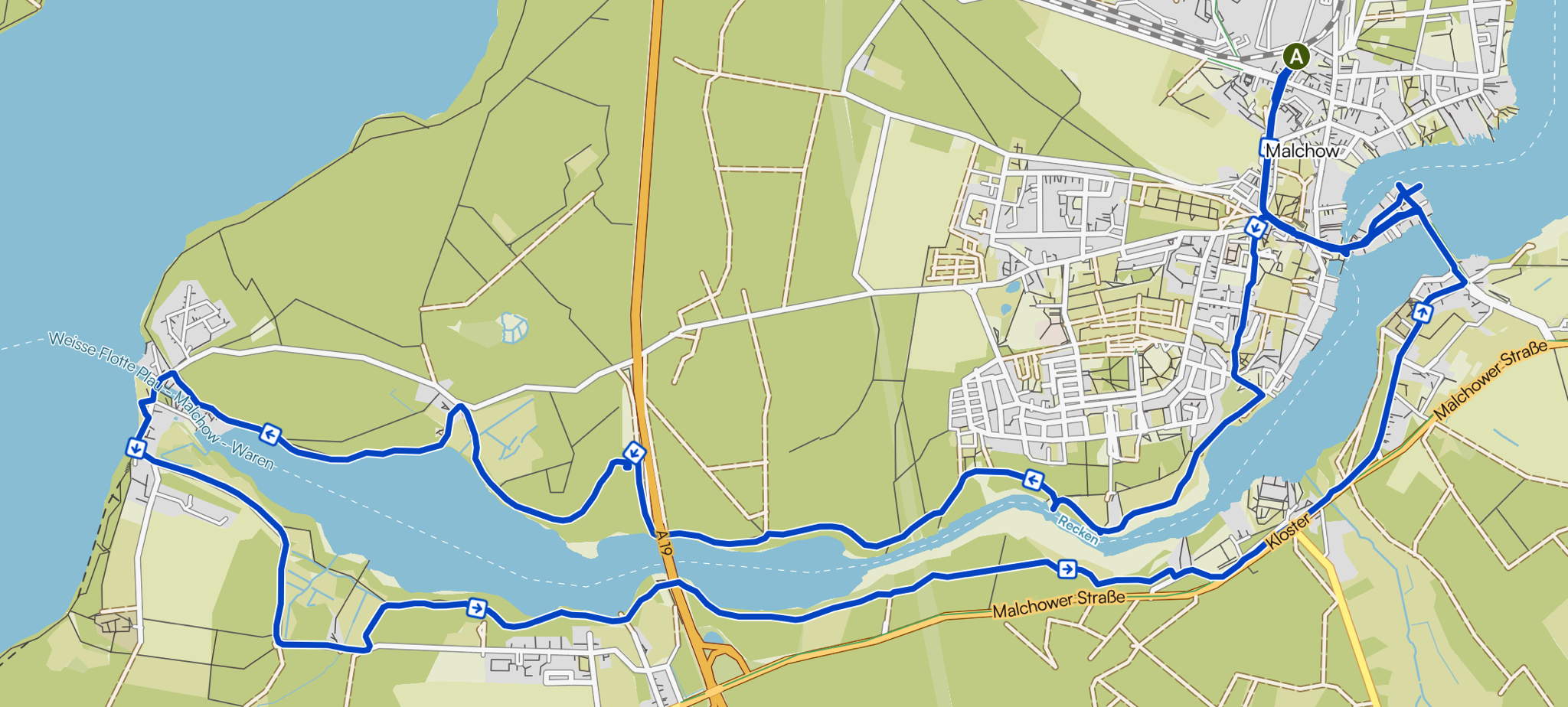 Landkarte 0125 Petersdorfer See